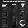 3-in-1 Manscape Trimmer for Men, Body Groomer &amp; Ball Trimmer Men, Groin &amp; Nose Hair Trimmer for Men, Wet/Dry Electric Razors for Smooth No-Nick Shaving, IPX7 Waterproof with Travel Lock, LED Display