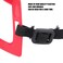 Men Neckline Shaving Template Neck Hair Trimming Styling Red Hairline Shaping Tools for Trimming, Mustache, Neckline and Hairline Line-up