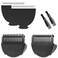 2 Pack Replacement Blades and Protecting Guards for Meridian Trimmer, Compatible with Meridian Body Hair Trimmer(Sage, Onyx, Ocean, Lava), Fit for Meridian Trimmer Blades for Meridian Shaver