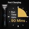 Ball Trimmer Mini for Men &ndash; Groin Trimmer with Skin-Friendly Ceramic Blade, IPX6 Waterproof Rating, No Snags &amp; Cuts, 90-Minute Run Time &ndash; Body &amp; Pubic Hair Trimmer, Shaver for Men