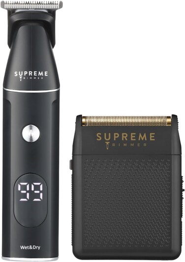 Supreme Trimmer Multigroomer SMG3030 + Solo Foil Shaver Kit   Wet/Dry 14PC Kit All-in-one Nose, Ear, Head &amp; Face Precision Beard Trimmer   Pocket Shaver for Barbers &amp; at Home Use