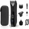 Manscape 3-in-1 Body Trimmer for Men, Groin, Pubic &amp; Ball Hair Shaver No-Nick, Nose Hair Trimmer, Body Groomer for Smooth Shaving, Lightweight with Travel Lock, LED Display, IPX7 Waterproof