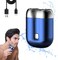 2025 New Model Mini Dual-Head Electric Shaver, Electric Mini Portable Razor, Washable Double Head Razor, Pocket Size Washable Electric Razor for Home, Car, Travel