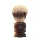 Edwin Jagger 1EJ462 Medium Silver Tip Badger Shaving Brush, Imitation Light Horn for use with Shaving Cream or Soap for Men