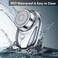 Mini Electric Shaver, Mini Portable Shaver, Electric Razor for Men, USB Rechargeable Waterproof Shaver for Travel Office