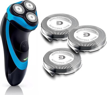 SH30 Replacement Heads Compatible with Philips Norelco 3000, 2000, 1000 Series Shavers and S738 Click and Style, Razor Blades for S1560 Shaver