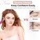 Eyebrow Trimmer for Women - Electric Eye Brow Razor with LED Light Painless &amp; Easy Clean for Eyebrows Face Nose Ear Hair Chin Lips Peach Fuzz Bikini Lines &amp; Other Detailing - Battery Operated (Pink)