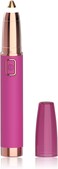 Eyebrow Trimmer for Women - Electric Eye Brow Razor with LED Light Painless &amp; Easy Clean for Eyebrows Face Nose Ear Hair Chin Lips Peach Fuzz Bikini Lines &amp; Other Detailing - Battery Operated (Pink)