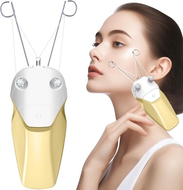 WAYCOM Facial Hair Remover Threading Hair Removal for Women Automatic Threader Machine Epilator for Fine Hairs on Face, Chin, Upper Lip, Arms Birthday Mother's Day Present