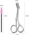 Eyebrow Comb Trimmer-Scissors, Eyebrow Scissors with Comb, Eyebrow trimmer for men/women,Eye brow razors, With brush