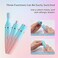Nose Hair Trimmer for Men and Women, Eyebrow Trimmer, Electric Shaver Razor 3 in 1, Portable, Waterproof and Rechargeable for Ears, Face, Legs (Blue Pink)