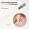 2-in-1 Nasal Hair Cutter for Women,3pcs Double Sided Nasal Hair Cutter,Nostril Hair Remover Tool, 360&deg; Rotating Nose Hair Trimmer with Ear Digger for Men and Women Manual Nose Hair Trimmer