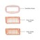 Shaver Trimmer Comb for Finishing Touch Flawless Body Rechargeable Ladies Shaver Trimmer Replacement Comb (1mm,3mm Comb+Sensitive Areas Comb+Brush)