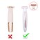 Shaver Trimmer Comb for Finishing Touch Flawless Body Rechargeable Ladies Shaver Trimmer Replacement Comb (1mm,3mm Comb+Sensitive Areas Comb+Brush)
