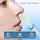 6 Pcs 2-in-1 Nasal Hair Cutter, Upgrade Double Sided Nose Hair Knife, 360&deg; Nostril Hair Remover Tool, Nose Hair Trimmer for Men, Nasal Hair Cutter for Men Women, Soft Cleaning Brush (Cream)