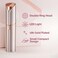 Facial Hair Remover for Women, Painless Hair Removal Device Portable Womens for Lip, Chin with USB Rechargeable, Rose Gold