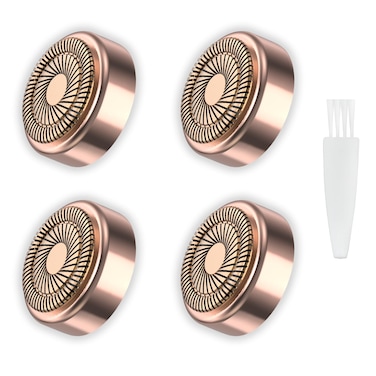 Generation 2 Replacement Heads for Flawless Facial Hair Remover, Replacement Blades for Finishing Touch Flawless Hair Removal, Women's Facial Hair Remover Replacment Heads Generation 2 (4 Packs)