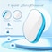 GABOX Crystal Hair Remover Crystal Hair Eraser for Women, Nano Glass Hair Removal Hair Razor Epilator Tools for Women and Men, Blue