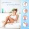 GABOX Crystal Hair Remover Crystal Hair Eraser for Women, Nano Glass Hair Removal Hair Razor Epilator Tools for Women and Men, Blue