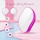 GABOX Crystal Hair Remover Crystal Hair Eraser for Women, Nano Glass Hair Removal Hair Razor Epilator Tools for Women and Men, Purple
