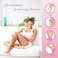 GABOX Crystal Hair Remover Crystal Hair Eraser for Women, Nano Glass Hair Removal Hair Razor Epilator Tools for Women and Men, Purple
