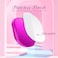 GABOX Crystal Hair Remover Crystal Hair Eraser for Women, Nano Glass Hair Removal Hair Razor Epilator Tools for Women and Men, Purple