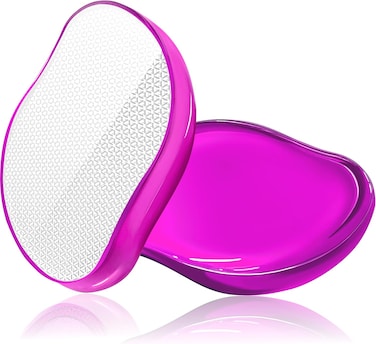 GABOX Crystal Hair Remover Crystal Hair Eraser for Women, Nano Glass Hair Removal Hair Razor Epilator Tools for Women and Men, Purple