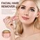 Facial Hair Removal for Women, Electric 2 in 1 Face Shaver and Eyebrow Trimmer, Ear Wax Removal Tool with Storage Box, Rechargeable Nose Hair Trimmer for Women with Built-in LED Light