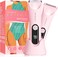 Bikini Trimmer for Women Pubic Hair: Rechargeable Eletctric Razors for Women - Painless Eletctric Shaver Waterproof IPX7 for Body Hair (Blossom Pink)
