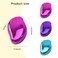 Crystal Hair Eraser for Women and Men,Reusable Crystal Hair Remover, Painless Exfoliation Hair Removal Device,Quick and Easy Back Legs Arms, 3 Pack (Pink+Purple+Blue)