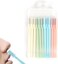 VANANA Nasal Hair Cutter, Manual Nose Hair Trimmer 360 Degree Rotate to Clean Double Sided Head Brush Nose Hair Plucker for Women Men, with Storage Box (12 Pieces, Multicolor)