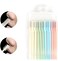 VANANA Nasal Hair Cutter, Manual Nose Hair Trimmer 360 Degree Rotate to Clean Double Sided Head Brush Nose Hair Plucker for Women Men, with Storage Box (12 Pieces, Multicolor)