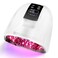 90W Professional Wireless Cordless Rechargeable UV LED Nail Lamp,Nail Lamp Gel Nail Curing Dryer Light for Nails with 45 Beads,4 Timer Setting LCD Display Nail Polish Machine (White)