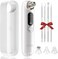 Microdermabrasion Machine, Blackhead Remover Vacuum Men Women Pore Extractor Portable USB Rechargeable 5 Levels 4 Tips Facial Blackhead Removal for Home Travel