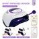 SAVILAND 300W U V LED Nail Lamp: Motion Sensor Nail Dryer Super Fast Curing U V Light for Gel Nails with 72 Beads 4 Timers Dual Light Sources Nail Lamp for Nail Salon Manicure Gift for Women