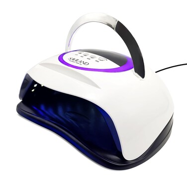 SAVILAND 300W U V LED Nail Lamp: Motion Sensor Nail Dryer Super Fast Curing U V Light for Gel Nails with 72 Beads 4 Timers Dual Light Sources Nail Lamp for Nail Salon Manicure Gift for Women