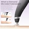Diamond Microdermabrasion Machine, Handheld Facial Dermabrasion Device, Portable Microdermabrasion Tool with 12 Diamond Tips, Blackhead Removal for Home Travel