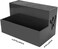 Professional Salon Shear Holder Rack, Salon Hairdressing Combs Clips Box Scissors Storage Box Organizer Case Barber Accessories, for Hair Stylist Office Home(Black)