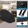 Dustproof Thickened Massage Chair Cover Waterproof Zero Gravity Game Recliner Covers High Quality Oxford Cloth Fits RealRelax Most Brands of Massage Armchairs 63"L x 39.5"W x 55.5"H Black
