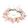 Vividsun Flower Crown Artificial Floral Crown Floral Headpiece for Wedding Party Festival (Pink, Medium)