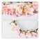 Vividsun Flower Crown Artificial Floral Crown Floral Headpiece for Wedding Party Festival (Pink, Medium)