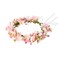 Vividsun Flower Crown Artificial Floral Crown Floral Headpiece for Wedding Party Festival (Pink, Medium)
