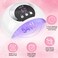 Wisdompark 54W LED Lamp for Gel Nails - Automatic Sensor, 3 Timer Settings - Professional Nail Dryer and Curing Lamp