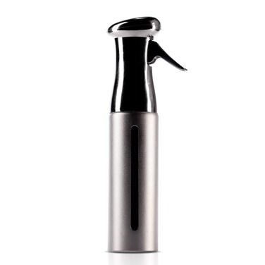 Colortrak Luminous Spray Bottle, 250ml/8.5oz Bottle with Full 360&deg; Distribution, Easy-Use Pump, Quick View Window to Monitor Water Level, Eco-Friendly, Silver