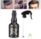Pongnas Advanced Tool for Everyday Life Hair Spray Bottle 280ml Vintage Water Sprayer Refillable Barber Empty Spray Bottle (Black)