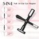 MIZHSE Nail Magnet Tool: 5 in 1 Magnetic for Cat Eye Nails, Multi-Function Magnet Stick 3D Magnetic Cat Eye Gel Polish, Nail Art Cat Eye Magnet Stick Nail Design Tools for Nail Salon Home DIY, Black