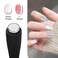 MIZHSE Nail Magnet Tool: 5 in 1 Magnetic for Cat Eye Nails, Multi-Function Magnet Stick 3D Magnetic Cat Eye Gel Polish, Nail Art Cat Eye Magnet Stick Nail Design Tools for Nail Salon Home DIY, Black
