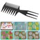 Art Tool Comb, Multi-function Double-sided Plastic Three-in-one Water Extension Painting Comb