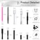 Allstarry 10pcs Nail Magnet Tool Set, Double-head Strong Suction Nail Magnet Stick Cat Eye Flower Design Nail Magnets Pen Plate Wand Board for 9D Strip Galaxy Magnetic Cat Eye Gel Nail Polish Nail Art