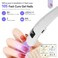SAVILAND SSPro X U V Nail Lamp for Gel X Nail: 10s Fast Flash Cure Handheld U V Light 2 Lighting Modes Travel Mini Gel Light Rechargeable Cordless Portable LED Lamp for DIY Manicure Home